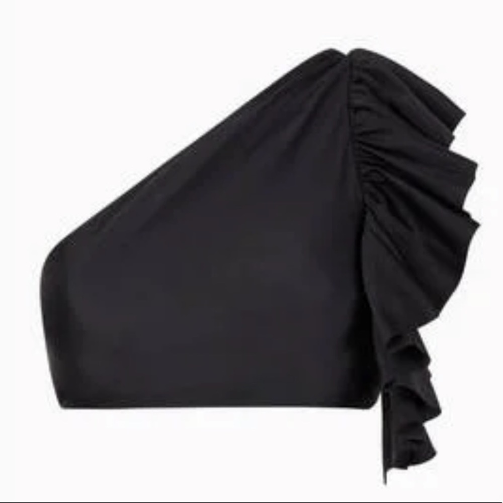 PAPER LONDON - COCONUT BIKINI TOP - BLACK